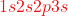 1s² 2s² 2p⁶ 3s¹