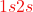 1s² 2s¹